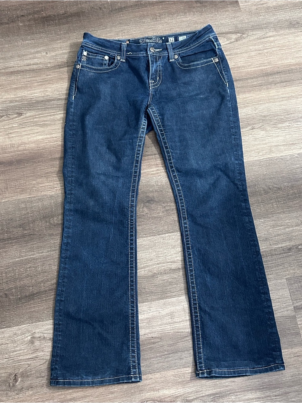 Miss Me Dark Blue Flare Jeans